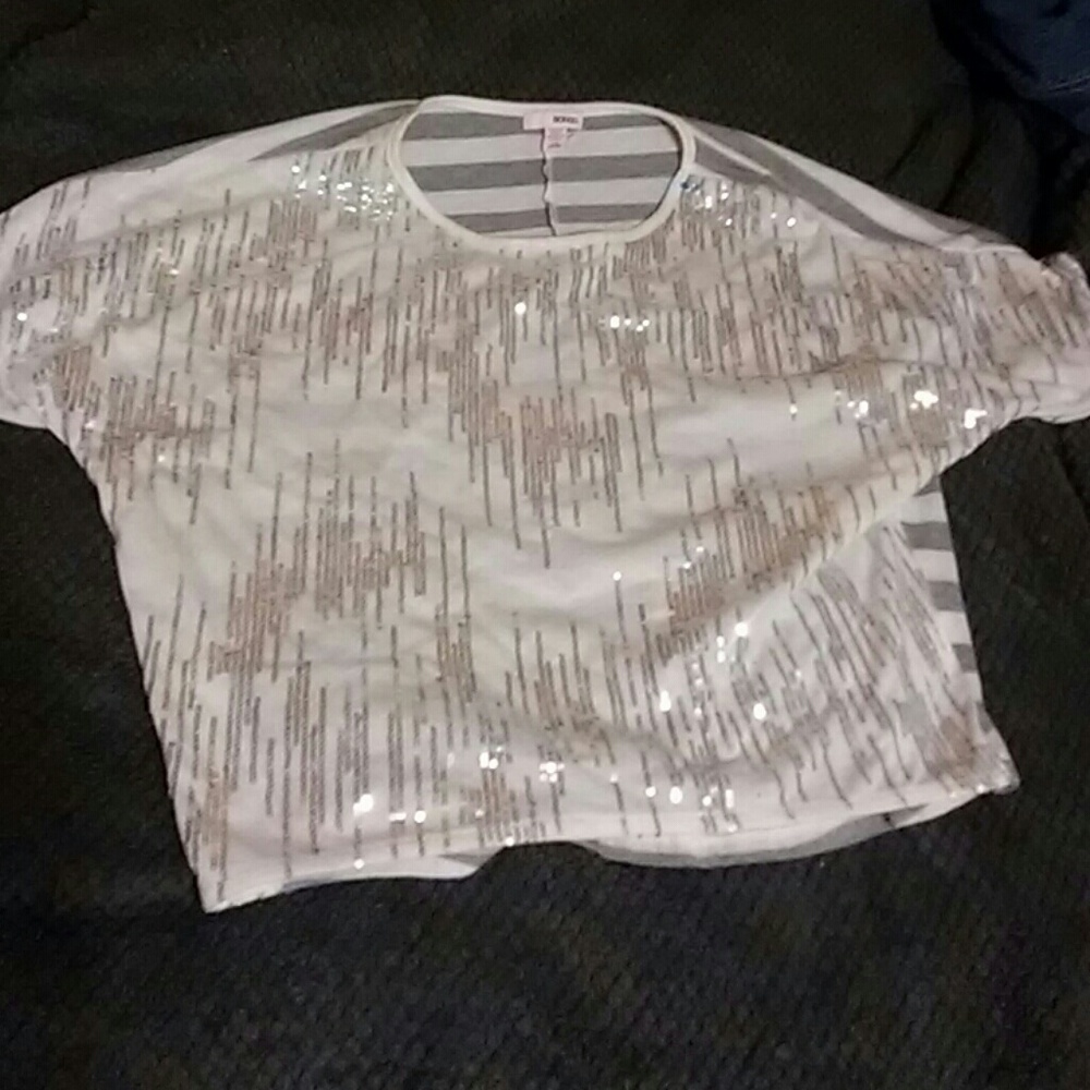 Sparkling dress crop